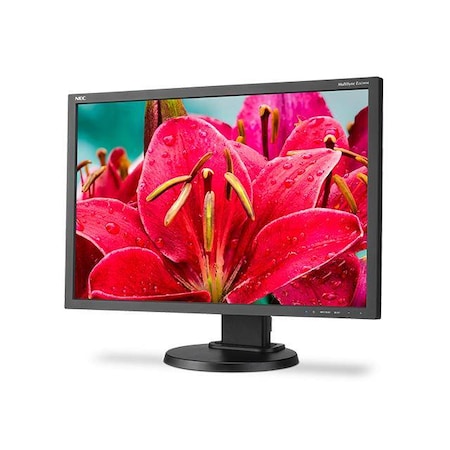 Nec MultiSync 24" VGA/DVI/DisplayPort LED LCD Monitor, w/Speakers E245WMI-BK